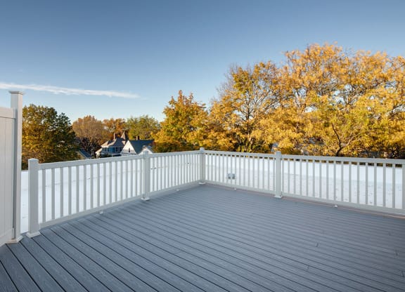Oversized Private Patios & Balconies at Saint James Place, Cambridge, Massachusetts 02140